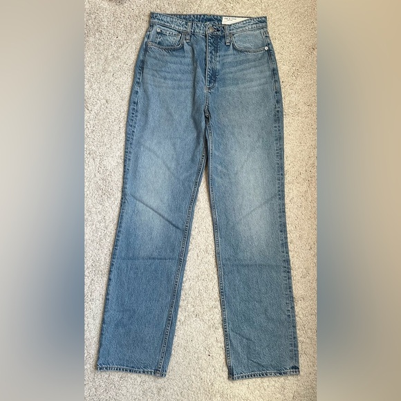Women's rag & bone Alex High-Rise Straight Jeans in Lucy Size 27 - Picture 2 of 7